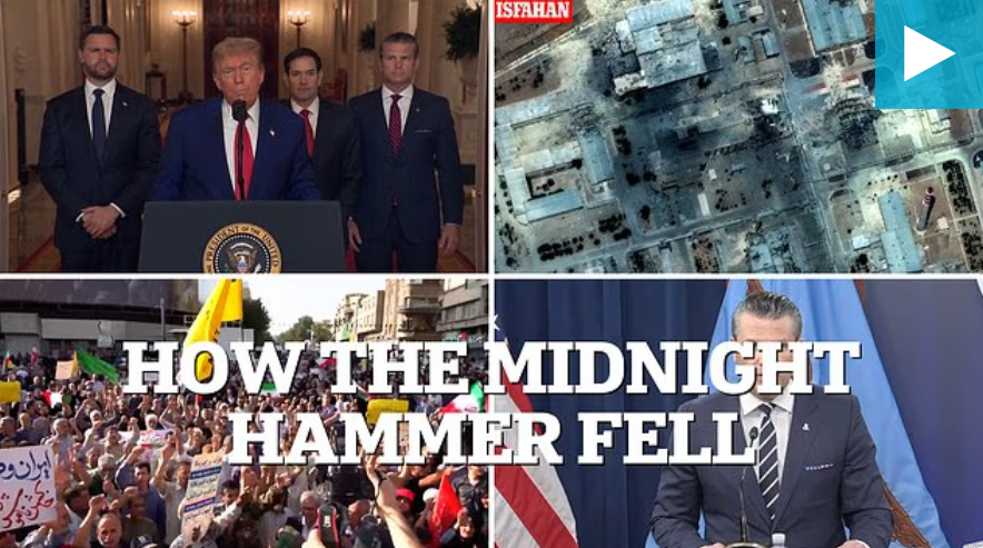 Shocking new satellite images show damage to Iranian nuclear sites after US’s precision attacks on facility